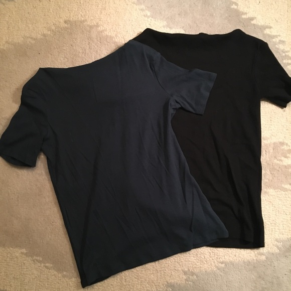 Zara 2 for 1 Boat Neck Tee - Picture 1 of 2